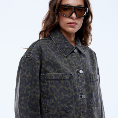 Ena Pelly Evie Denim Overshirt - Image 2