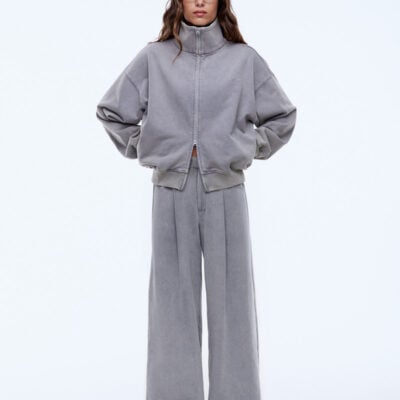 Ena Pelly Paris Zip Thru Sweater - Image 1