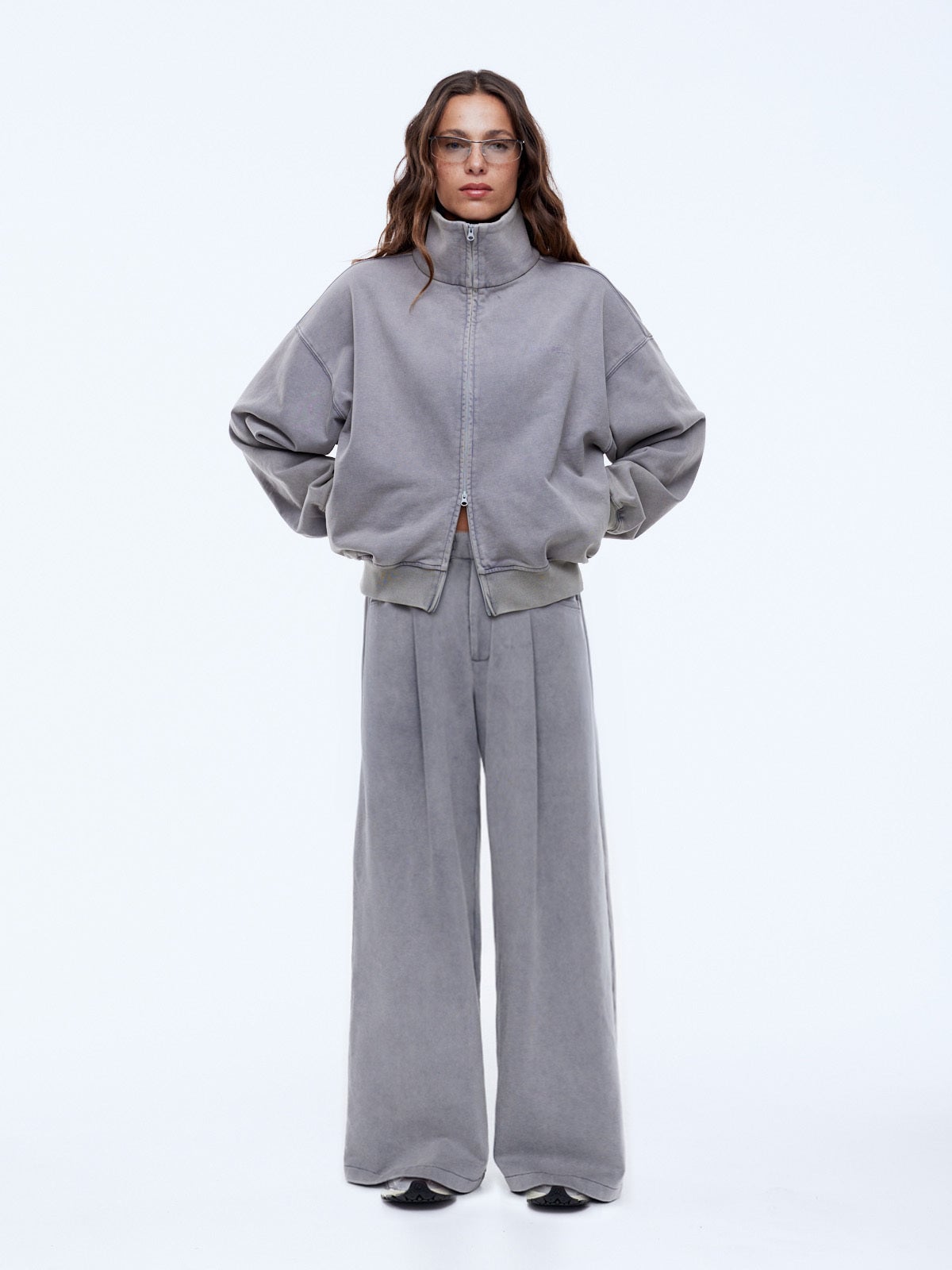 Ena Pelly Paris Zip Thru Sweater - Image 1