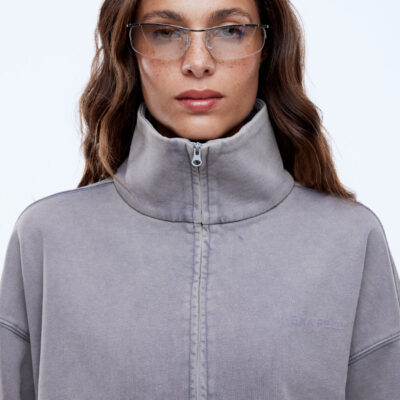 Ena Pelly Paris Zip Thru Sweater - Image 2
