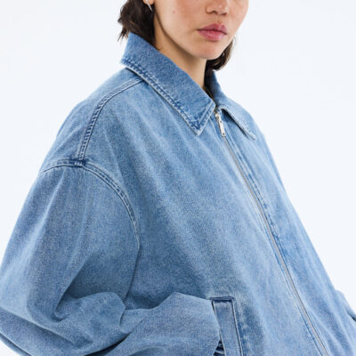 Ena Pelly Harlow Denim Bomber - Image 2