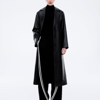 Ena Pelly Miley Leather Trench - Image 1