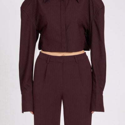 ELIYA THE LABEL Steven Shirt | Deep Wine - Image 1