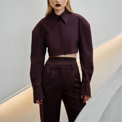 ELIYA THE LABEL Steven Shirt | Deep Wine - Image 2