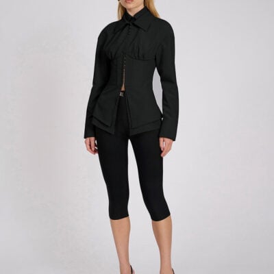 ELIYA THE LABEL Lenny Shirt | Black - Image 2