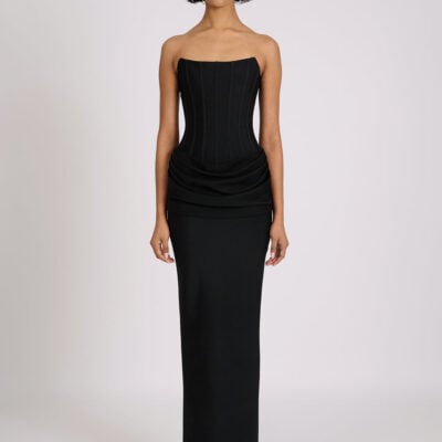 ELIYA THE LABEL Hilda Gown | Black - Image 1