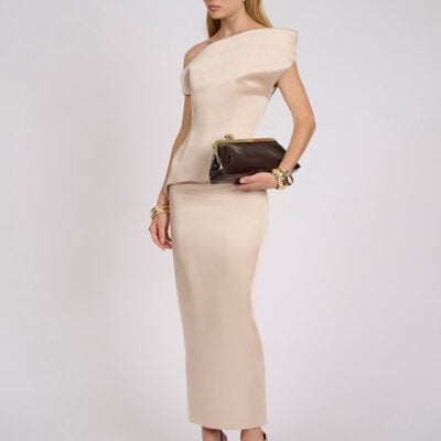 ELIYA THE LABEL Cyra Dress | Champagne - Image 1