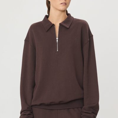 Eterne Zip-up Polo Sweatshirt - Image 2