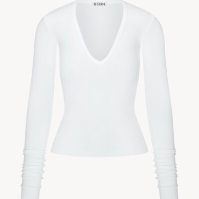 Eterne Long Sleeve V-neck Top - Image 1