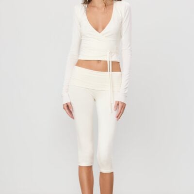 Eterne Foldover Capri Legging - Image 2