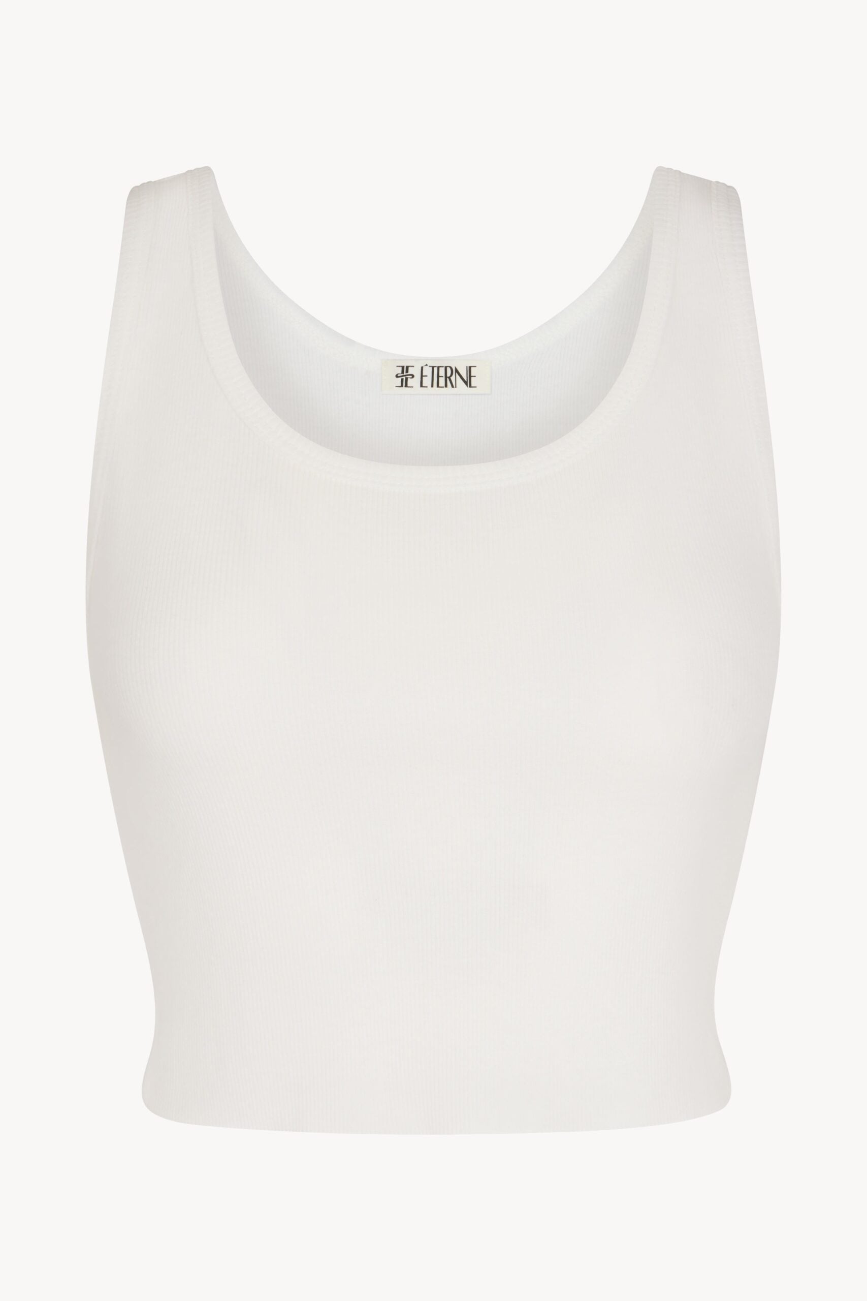 Eterne Cropped Scoop Neck Tank - Image 1