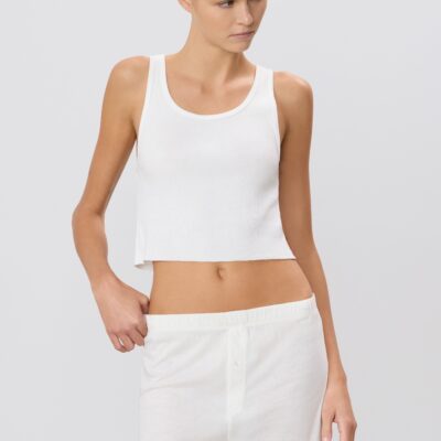 Eterne Cropped Scoop Neck Tank - Image 2
