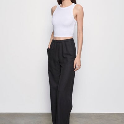 Enza Costa Twill Everywhere Pant | Black - Image 2