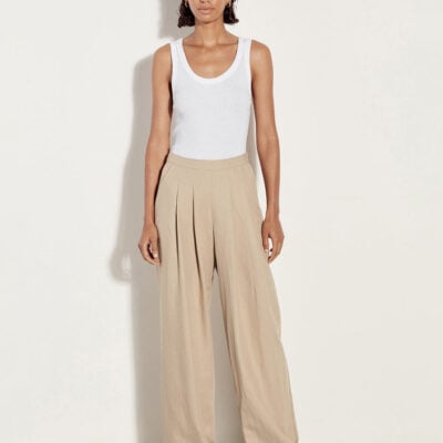 Enza Costa Pointelle Knit Tank | White - Image 2