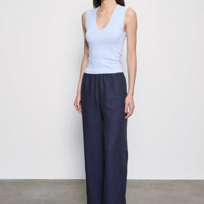 Enza Costa Twill Everywhere Pant | Navy - Image 2