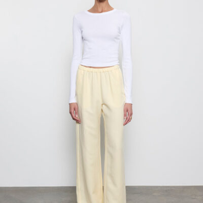Enza Costa Twill Everywhere Pant | Flan - Image 1
