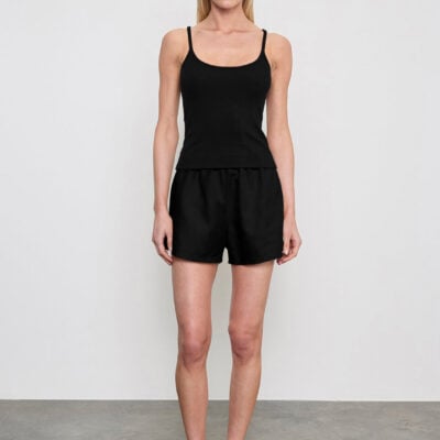Enza Costa Twill All Day Short | Black - Image 1