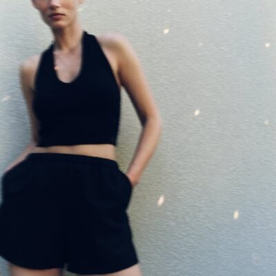Enza Costa Twill All Day Short | Black - Image 2