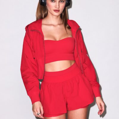 fleur du mal Warm Up Track Short - Image 1
