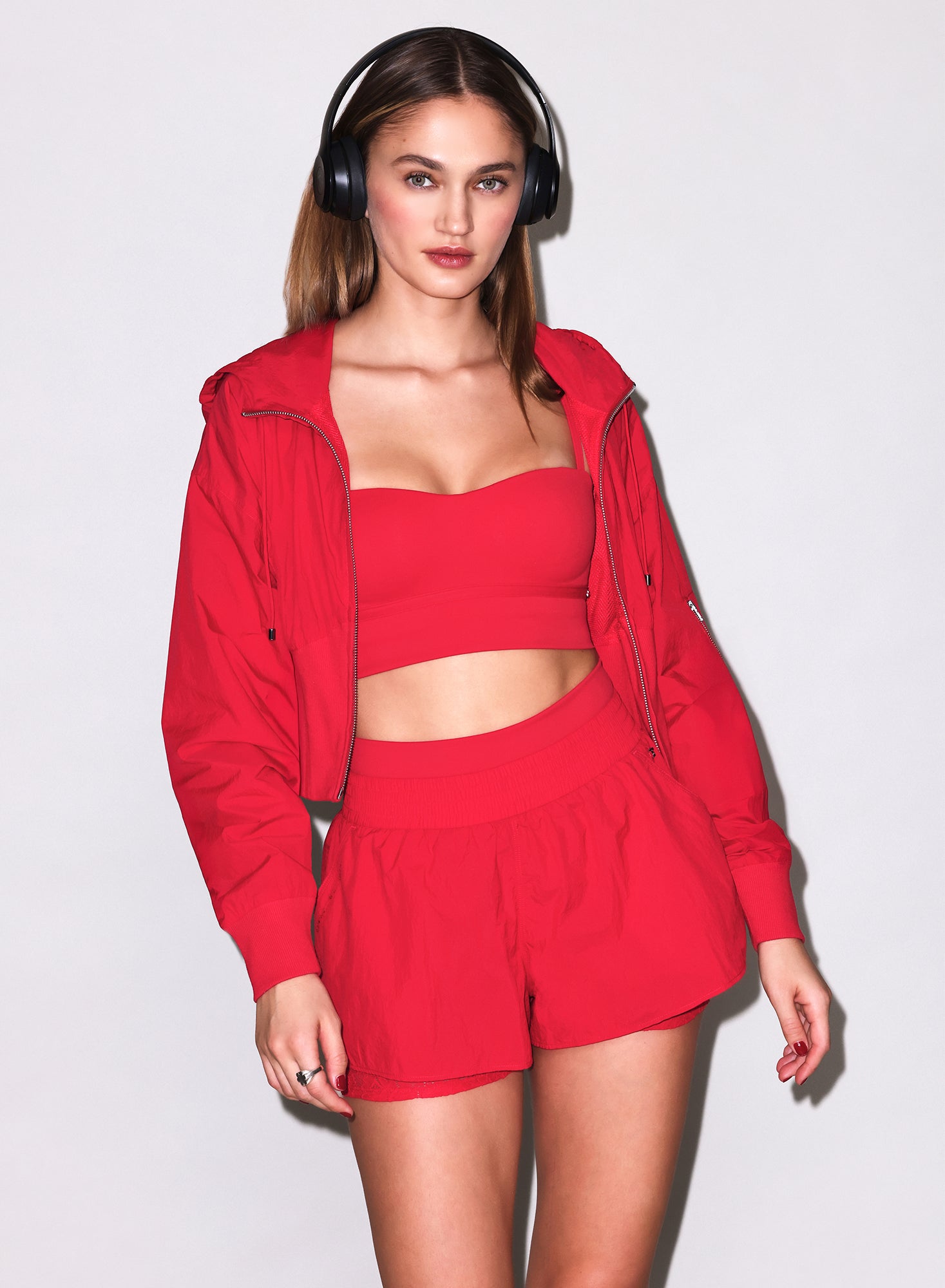 fleur du mal Warm Up Track Short - Image 1