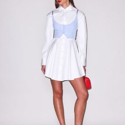fleur du mal Tuxedo Cropped Vest - Image 2