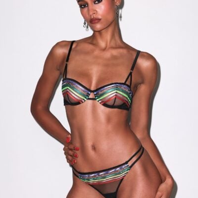 fleur du mal Taste Le Rainbow V-String - Image 2