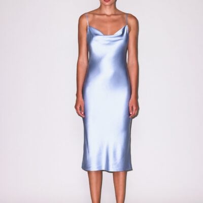 fleur du mal Silk Cowl Slip Dress - Image 2