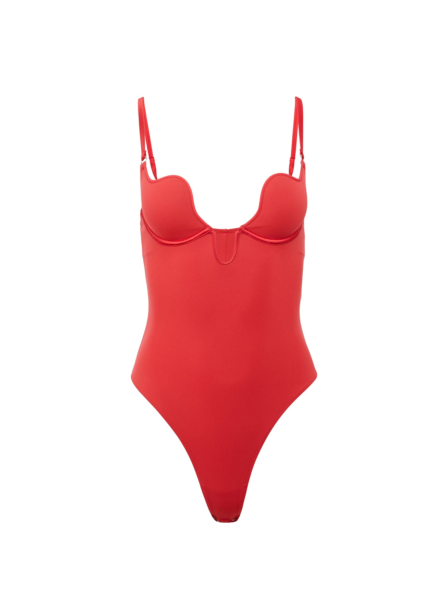 MNFDM140826065934072_3 fleur du mal Seduce U-Plunge Bodysuit - Image 3