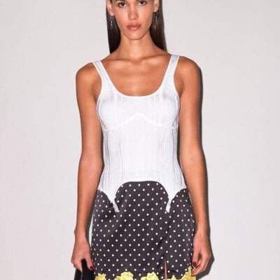 fleur du mal Rib Garter Top - Image 1