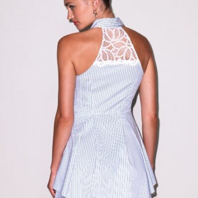 fleur du mal Poplin Halter Dress - Image 2