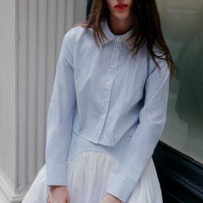 fleur du mal Poplin Button Down Shirt - Image 1
