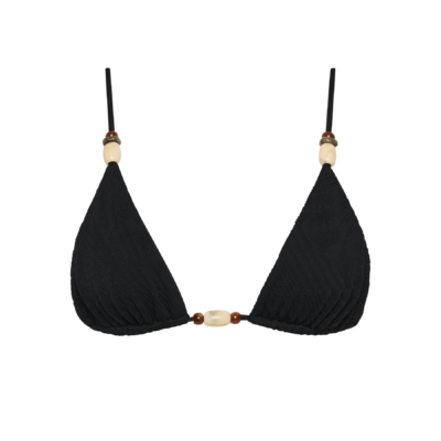 Fella Swim Tony with Stone Beads Top | Noir - Image 1