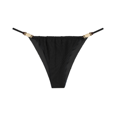 Fella Swim Giuseppe with Stone Beads Bottom | Noir - Image 1