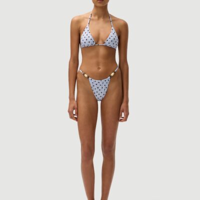Fella Swim Giuseppe Beaded Bottom | Blue Polka Fudge - Image 2