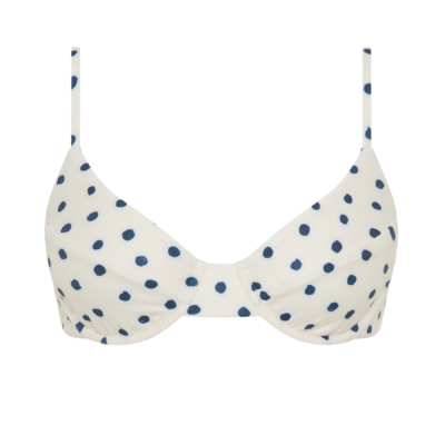 Fella Swim Gareth Top | Cream Polka Navy - Image 1