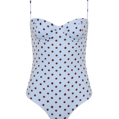 Fella Swim Dolce Full Piece | Blue Polka Fudge - Image 1