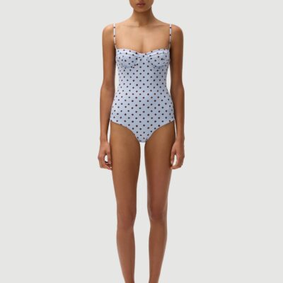 Fella Swim Dolce Full Piece | Blue Polka Fudge - Image 2