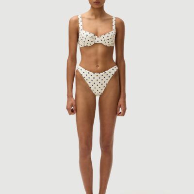 Fella Swim Casanova Top |Cream Polka Navy - Image 2