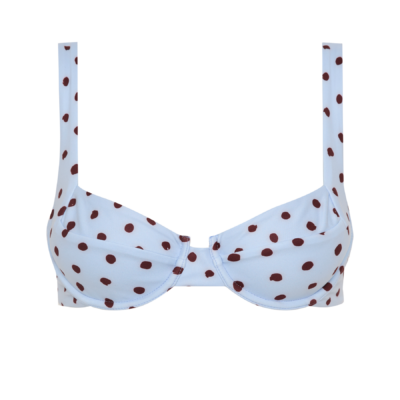 Fella Swim Casanova Top | Blue Polka Fudge - Image 1