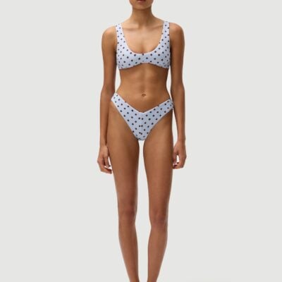 Fella Swim Alfie Top | Blue Polka Fudge - Image 2