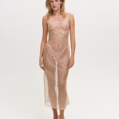 For Love & Lemons Washed Ashore Midi Slip Dress - Image 2