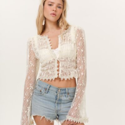 For Love & Lemons Underwater Garden Top - Image 2