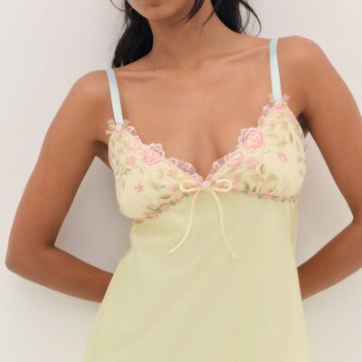 For Love & Lemons Twilight Rose Slip Dress - Image 2