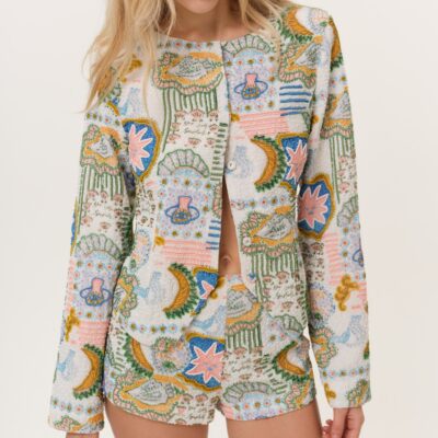 For Love & Lemons Tide Pool Beaded Jacket - Image 1