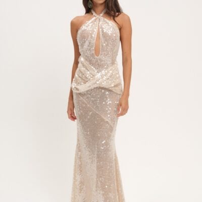For Love & Lemons Sydney Sequin Maxi Dress - Image 1