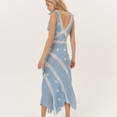 For Love & Lemons Stormie Dot Midi Dress - Image 2