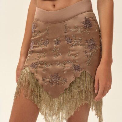 For Love & Lemons Olea Mini Skirt - Image 1