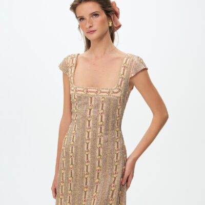 For Love & Lemons Niko Beaded Mini Dress - Image 2