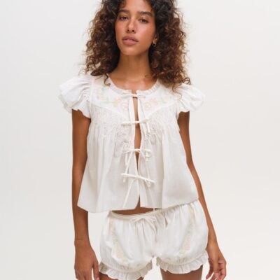 For Love & Lemons Megan Sleep Shorts - Image 2