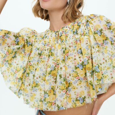 For Love & Lemons Marigold Crop Top - Image 1